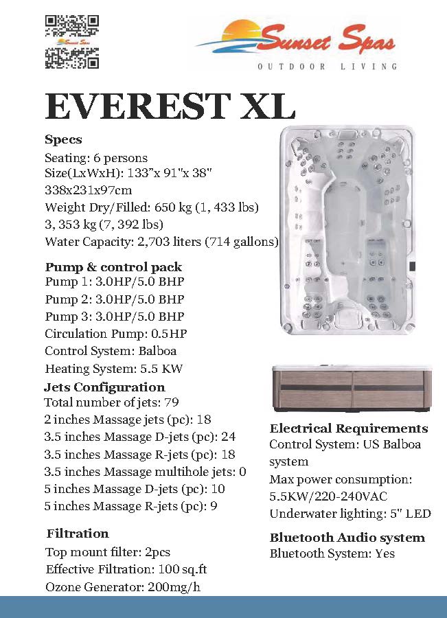 Sunset Spas Everest XL - Image 2